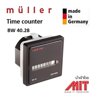 Hour Counter : Time Counter : สำหรับนับชั่วโมงการทำงาน : Müller :  Made in Germany:BW40.28