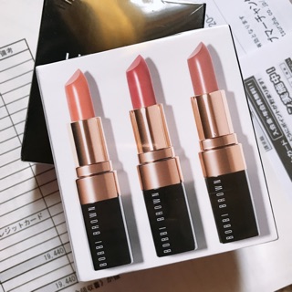 Bobbi brown Lip set 3แท่ง/แยกขาย ของแท้ 100% ของใหม่ค่ะ พร้อมส่ง ขนาดปกติเลยค่ะ 🎼♥️