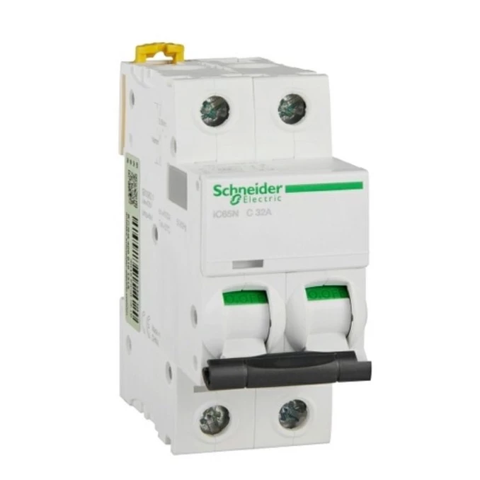 AC Breaker schneider Schneider Electric China IC65N 2P C16A/C32A A9F18232 Vacuum Mini Circuit Breaker MCB Acti9 Type C