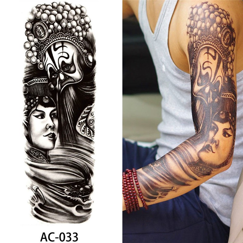 สติกเกอร์รอยสักชั่วคราวลายดอกไม้ รูปที่ 8