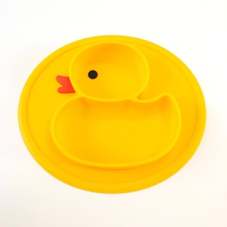 🐤จานซิลิโคนลายเป็ด         ราคา 159.-