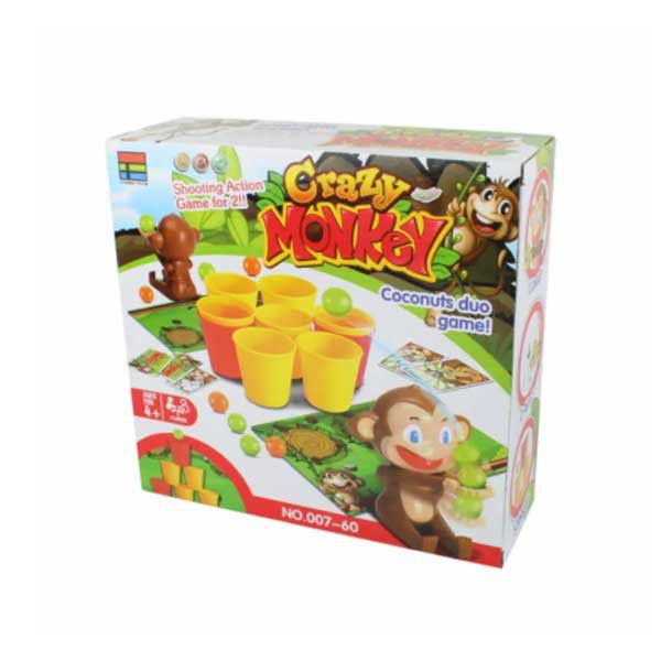 Telecorsa Crazy Monkey เกมลิงโยนลูกมะพร้าว รุ่น CrazyMonkey14A-TY2