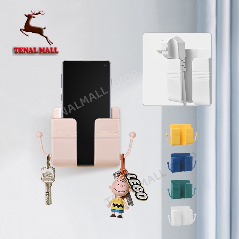 ที่วางโทรศัพท์แบบติดผนัง กล่องเก็บรีโมทติดผนัง วางโทรศัพท์ สําหรับเก็บรีโมตคอนโทรล ใส่รีโมท เก็บโทรศัพท์มือถือ