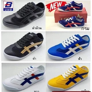 🔥ลูกค้าใหม่ 1 บาท💯 รองเท้าผ้าใบLeo ทรงโอนิซึกะ รุ่นSakura ไซส์ 36 - 44 พร้อมส่ง