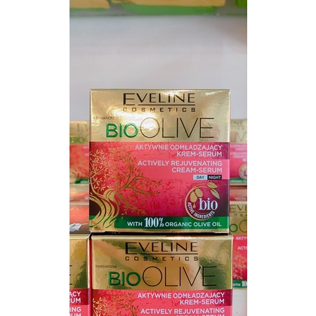 Eveline Cosmetics - BIO OLIVE - ACTIVELY REJUVENATING CREAM-SERUM