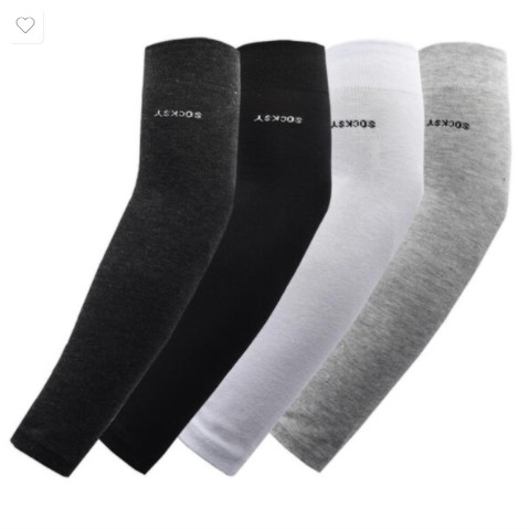 ปลอกแขนกันแดด ​Socksy เนื้อผ้าดีมาก ใส่สบาย ทนทาน ป้องกันUV 99%ใช้ได้นานครับ