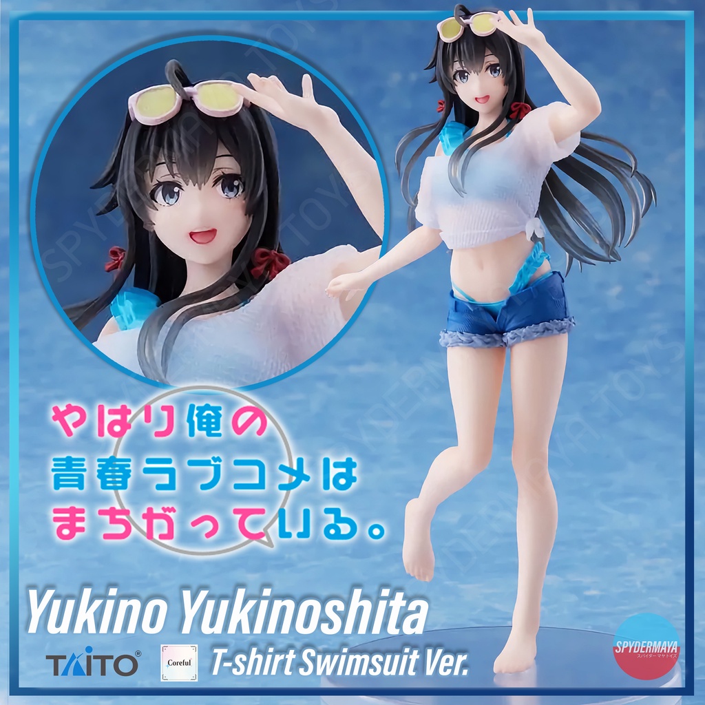 [Pre-Order] ฟิกเกอร์ Taito ~ Yukinoshita Yukino - Coreful Figure - T-Shirt Swimsuit ver.