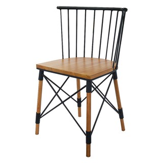 Chair table TEAK CHAIR SPRING 40X40X45CM NATURAL WOOD Outdoor furniture Garden decoration accessories โต๊ะ เก้าอี้ เก้าอ