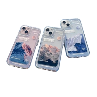 【ภูเขาหิมะ】เคสโทรศัพท์มือถือ แบบนิ่ม สําหรับ compatible for iPhone 13 pro max 12 pro max 11 pro max 7plus 8plus