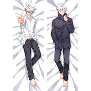 [พร้อมส่ง] ปลอกหมอนอิง ลายการ์ตูนอนิเมะ Jujutsu Kaisen Gojo Satoru Dakimakura Hugging Body Peachsin เลือกลายได้