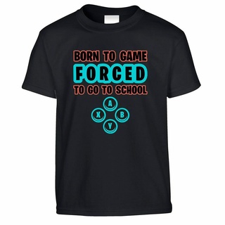 ขายดี เสื้อยืดแฟชั่น พิมพ์ลายเกม Forced To Go To School สําหรับเด็กสามารถปรับแต่งได้