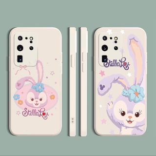 เคสโทรศัพท์มือถือซิลิโคน ลายกระต่าย สําหรับ Samsung Galaxy S21 Ultra S20 Fe S10 Plus