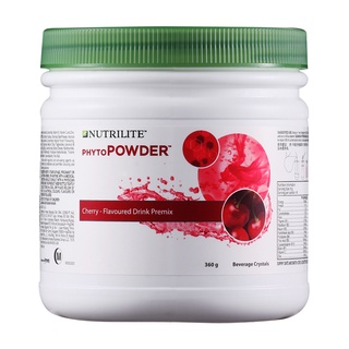 Nutrilite Phyto POWDER Cherry- Flavoured Drink Premix Canister ไฟโตพาวเดอร์ พรีมิกซ์เครื่องดื่มรสเชอร์รี่ 360กรัม