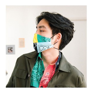 Mr.896 Fabric Mask ลาย Bandana สี Summer