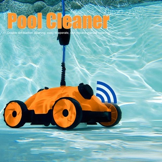 หุ่นยนต์ทำความสะอาดสระว่ายน้ำ Automatic swimming pool robot cleaner เครื่องดูดฝุ่น ดูดตะกอน สระว่ายน้ำ บ่อปลา