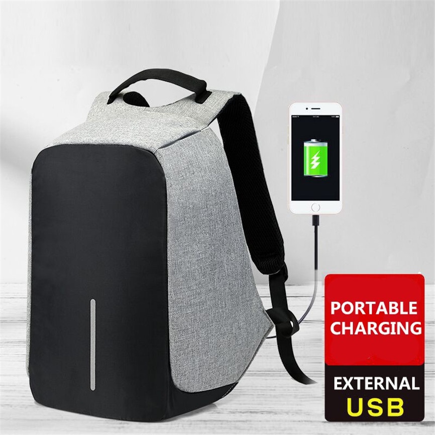 Laptop Large Capacity Business Backpack USB Charging Anti Theft Backpack Men Travel Backpack Waterproof School Bag Male