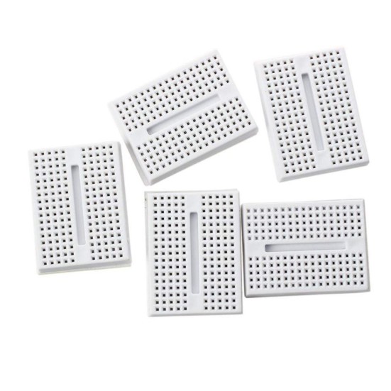 170pts Mini Breadboard SYB-170 หลุม 35x47x8.5 มิลลิเมตร White with Connect Arduino