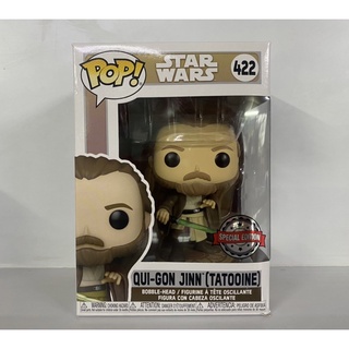 Funko Pop Qui Gon Jinn (Tatooine) Star Wars: Across The Galaxy Exclusive 422