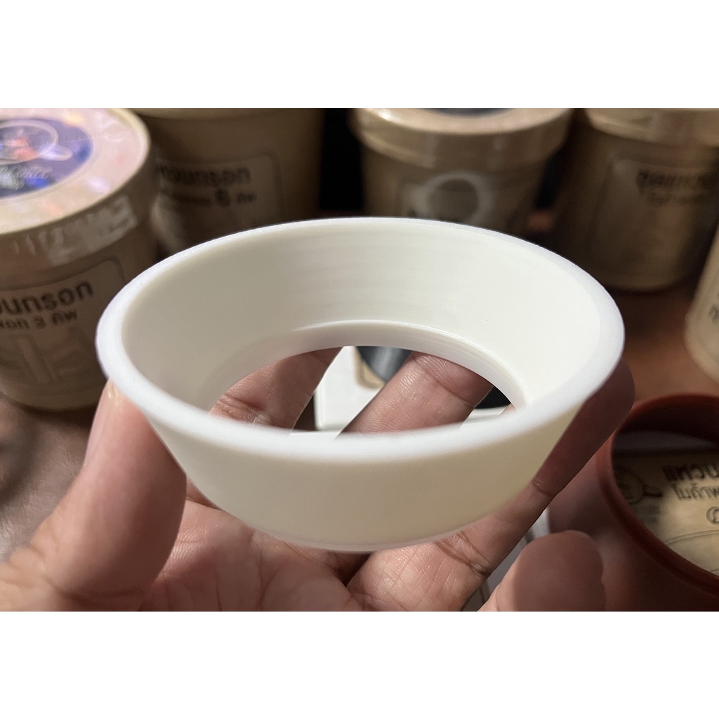 Dosing Funel 6cup แหวนกรอกกาแฟ สำหรับ Mokapot 6คัพ สำหรับหม้อลุง และหม้อจีน - รูปที่ 5