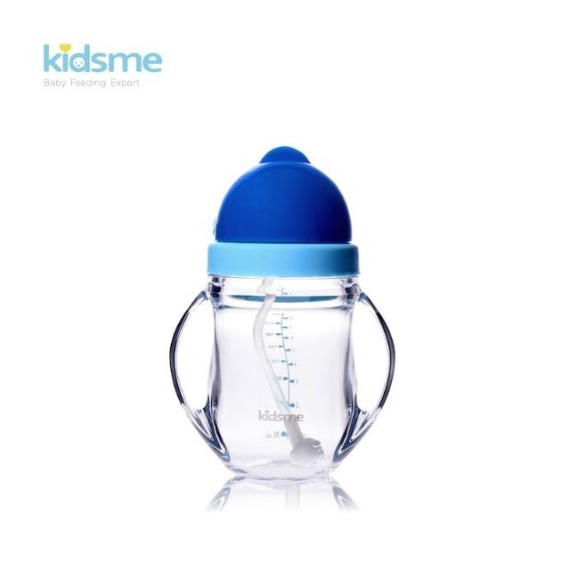 SALE Kidsme ขวดหัดดื่มสำหรับเด็กเนื้อไตรตัน พร้อมหลอดถ่วงน้ำหนัก แม่และเด็ก อุปกรณ์ให้นม เด็กอุปกรณ์ทานอาหาร สำหรับเด็ก