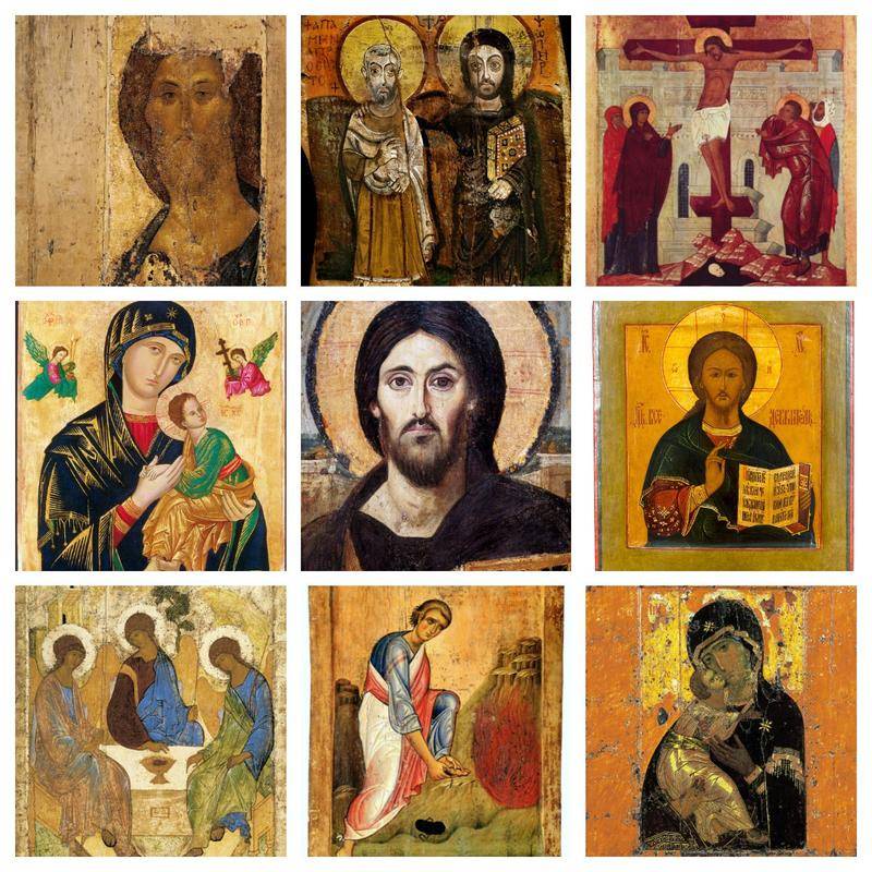 ศาสนาไอคอนกราฟพระเยซู Virgin mary ผ้าใบ wall art ภาพวาดโปสเตอร์ภาพตกแต่งบ้าน – โปรปัง