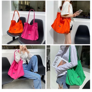 กระเป๋าผ้า พร้อมส่ง สีสันสดใส