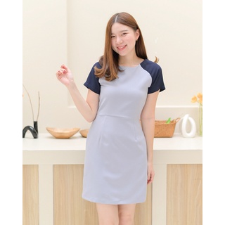 CRAYONBRAND - ชุดเดรส รุ่น Twotone slope dress