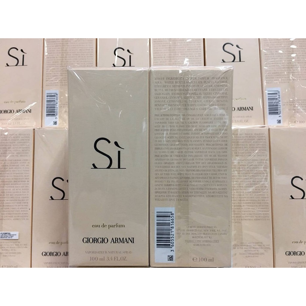 น้ำหอม Armani Si EDP 100ml