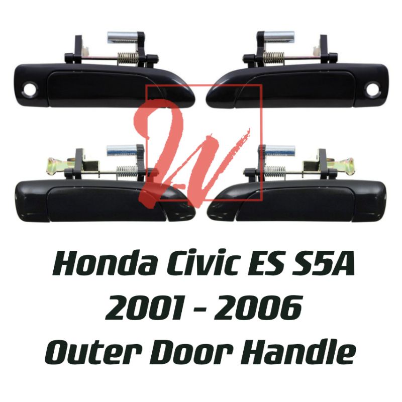 มือจับประตูด้านนอก สําหรับ Honda Civic ES S5A ปี 2001-2005