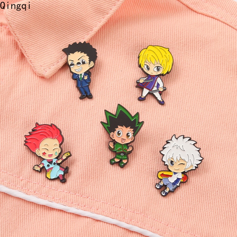 Hunterxhunter เข็มกลัด รูปการ์ตูนอนิเมะ Kurapika GON·FREECSS เครื่องประดับ สําหรับเสื้อผ้า หมวก กระเป๋าเป้สะพายหลัง เข็มกลัด