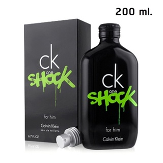 Ck One Shock For Him Edt 200ml. กล่องซีล