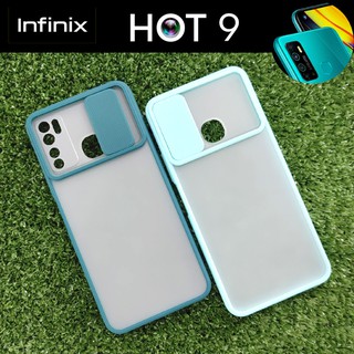 เคส ขอบนิ่ม ปกป้องกล้อง สีสันน่ารัก สำหรับ  Infinix Hot 9