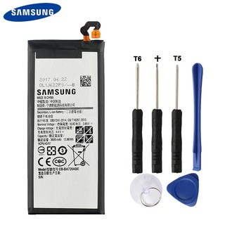 แบตเตอรี่ Samsung Original EB-BA720ABE สำหรับ Samsung GALAXY A7 2017 รุ่น A720 SM-A720 ของแท้เปลี่ยนแบตเตอรี่ 3600 mAh