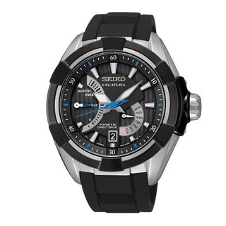 ﻿Seiko นาฬิกาข้อมือ SRH019P1 (Black/Blue)