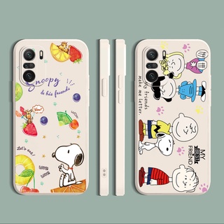 เคสโทรศัพท์มือถือซิลิโคนลายการ์ตูนสนูปปี้สําหรับ Xiaomi Redmi Note 10 Pro 9S Remdmi 9A 9C Poco X3 Nfc M3 Pro 5G Redmi10