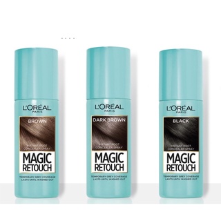 ลอรีอัล ปารีส เมจิค รีทัช สเปรย์ LOreal MAGIC RETOUCH (สเปร์ยเปลี่ยนสีผม สเปร์ยปิดผมขาว) 75มล.