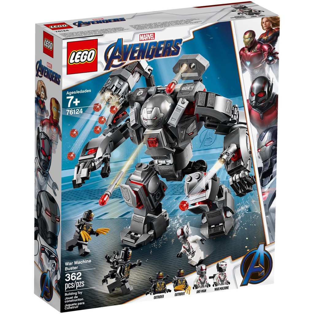 [BOB] 76124 LEGO Marvel Avengers War Machine Buster ใหม่ MISB