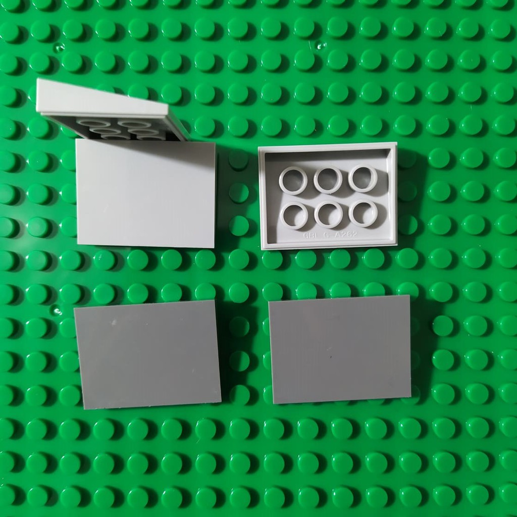 COMBO 4 3x4 Slope Smooth Tiles เป็นภาพ NO.873 - อุปกรณ์เสริม MOC
