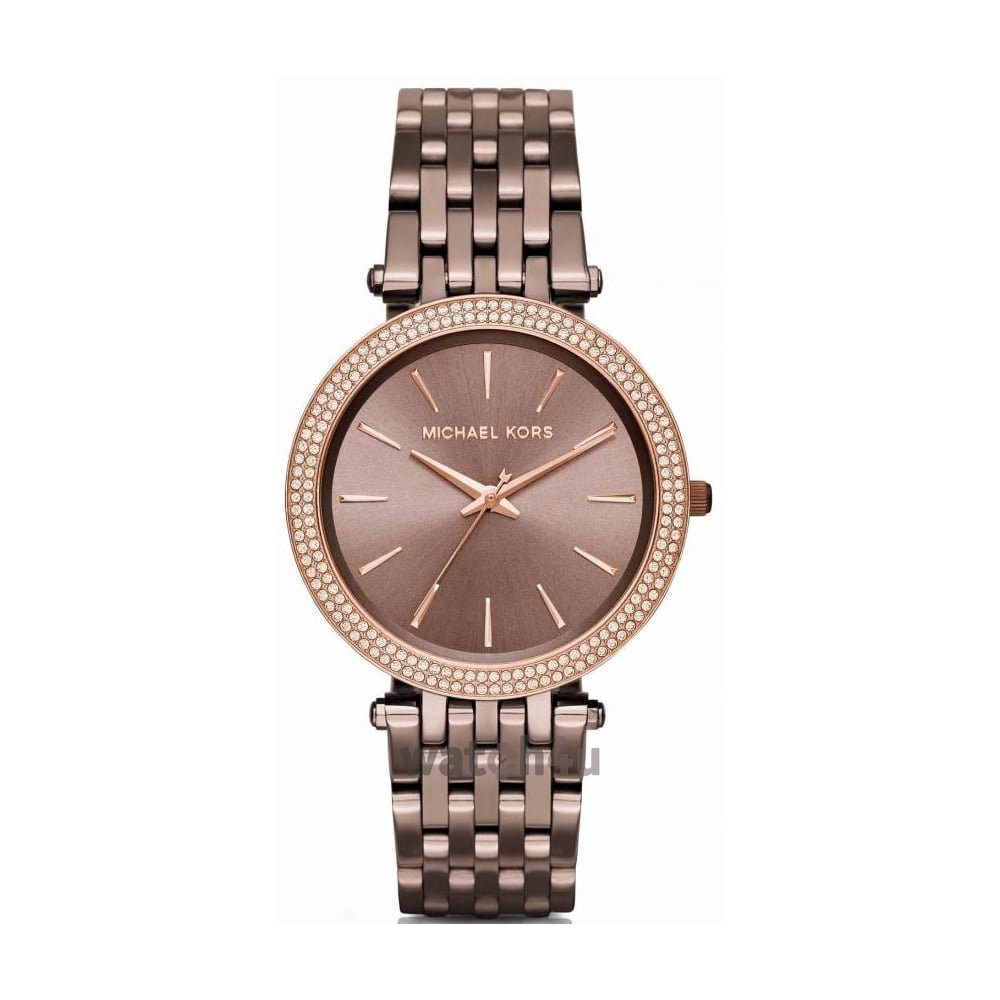 [Authentic] Michael Kors Darci Sable Blue Rose Gold Tone Pave Glitz ...