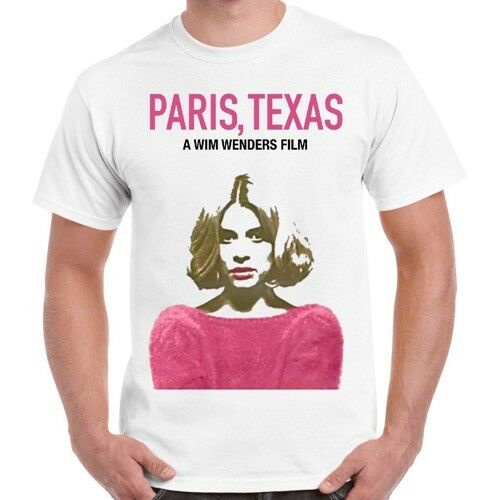 เสื้อยืดวินเทจเสื้อยืด แบบนิ่ม พิมพ์ลาย Paris Texas film Cult 80S สไตล์วินเทจ คลาสสิก สําหรับผู้ชายS-4XL