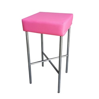 KK Shop เก้าอี้สตูลบาร์สูง 29" รุ่น Stool-H-สีชมพู