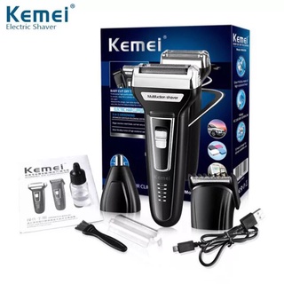 แบตตาเลี่ยน 3 in 1 kemei 6559 บัตเตอเลี่ยนตัดผม ขนจมูก โกนหนวด 3in1 จบ ครบ ในตัว ปัตตาเลี่ยน KM-6559