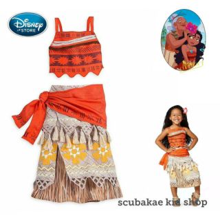 ชุดคอสตูม โมอาน่า  จากอเมริกา :Disney store Moana Costume