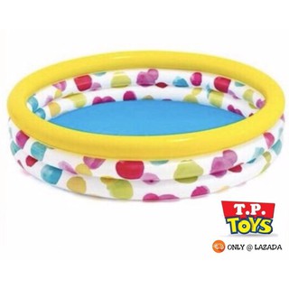 T.P. TOYS INTEX สระน้ำ 3 ชั้น ลายจุด ขนาด 114×25 cm