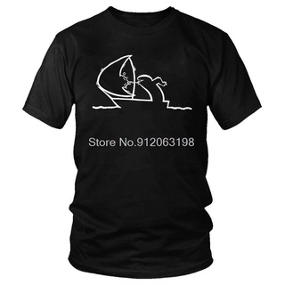 [S-5XL] เสื้อยืดแขนสั้น ผ้าฝ้าย พิมพ์ลายแอนิเมชั่น La Linea Boat สไตล์คลาสสิก สําหรับผู้ชาย