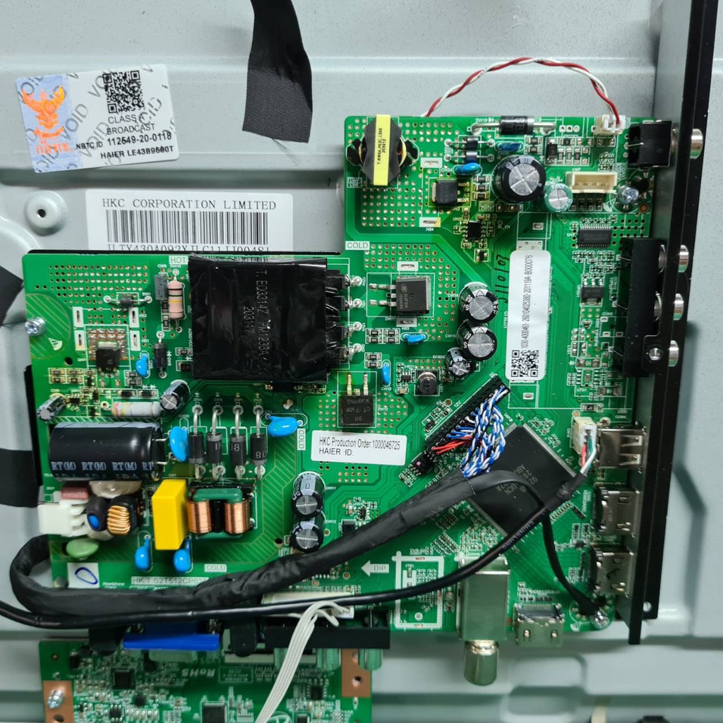 เมนบอร์ด MainBoard Haier  รุ่น LE43B9600T อะไหล่แท้/ของถอดมือสอง