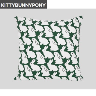 [KBP] ปลอกหมอนอิง ลาย Kitty Bunny Pony สีเขียว