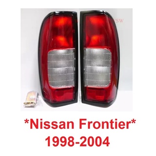 เสื้อไฟท้าย ไฟท้าย ฝาแดง NISSAN FRONTIER D22 1998  -2004 นิสสัน ฟรอนเทียร์ นาวาร่า ดี22 ไฟท้ายรถ ไฟรถยนต์ ไฟหลัง