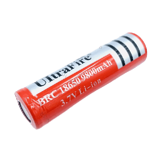 โปรโมชั่น : 1pcsUltrafire Ultrafire ถ่านชาร์ต รุ่น UltraFire 18650 3.7V 9900 mAh สีแดง