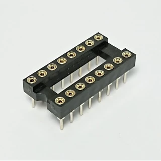 Socket IC ซ็อกเก็ตไอซี ขากลม 8 14 16 และ 20 ขา (ราคาต่อ 1 ชิ้น)